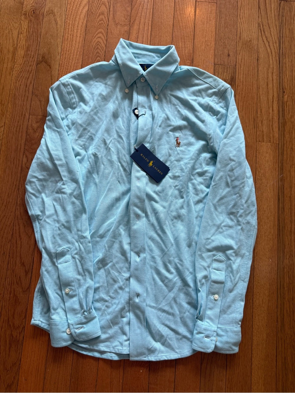 Ralph Lauren Men’s Pale Blue Button-Down Shirt